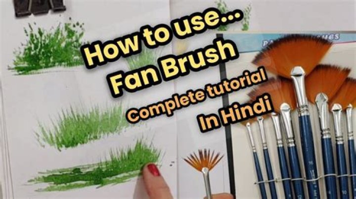Can you use a fan brush for highlighting?