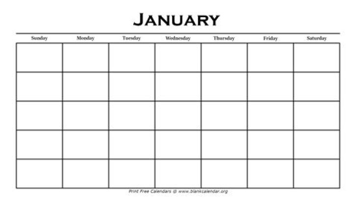 How do I make a blank calendar printable?